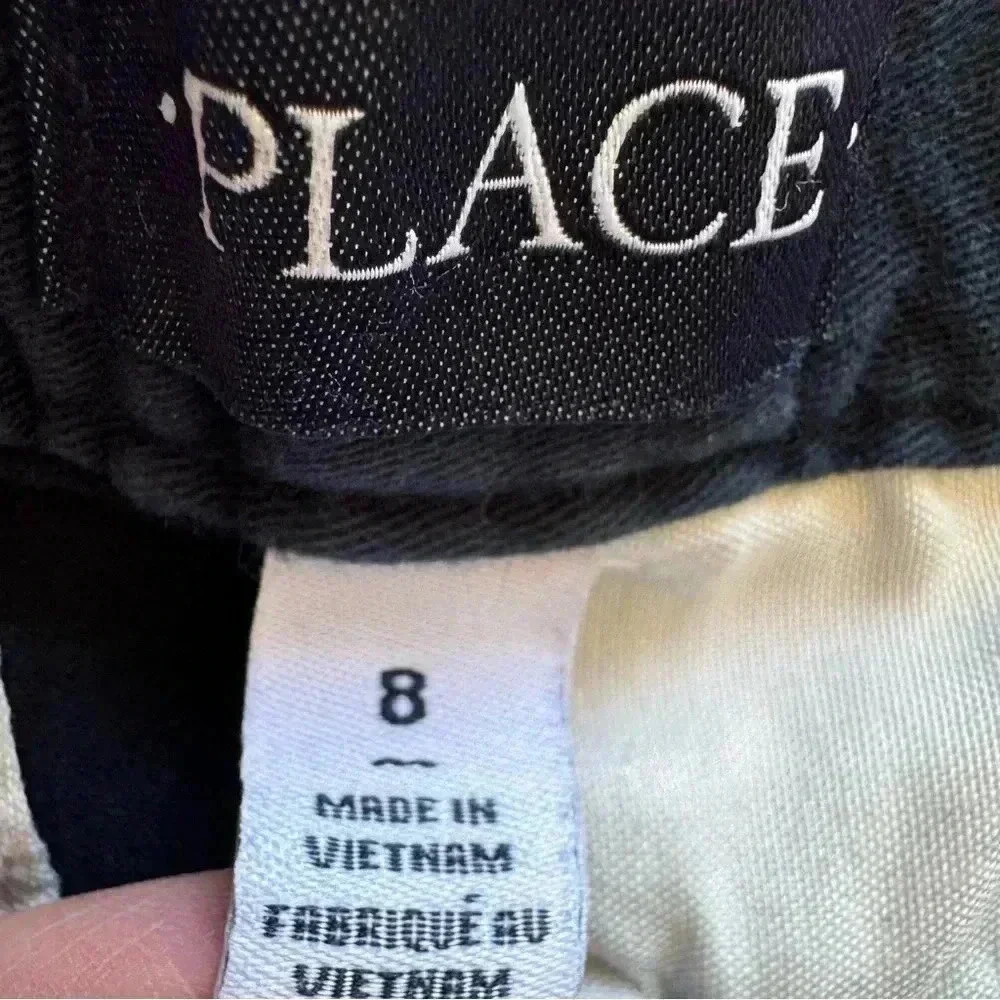The Children’s Place Navy Pull On School Uniform Soft Short Pants SZ 8 #2166
